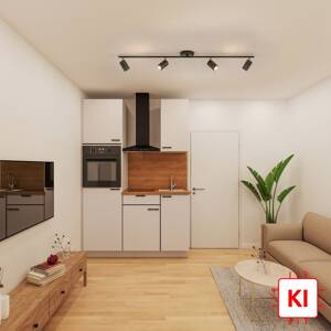 Charmante Dachgeschosswohnung mit Balkon - kompakte Neubauwohnung in begehrter Münchner Lage