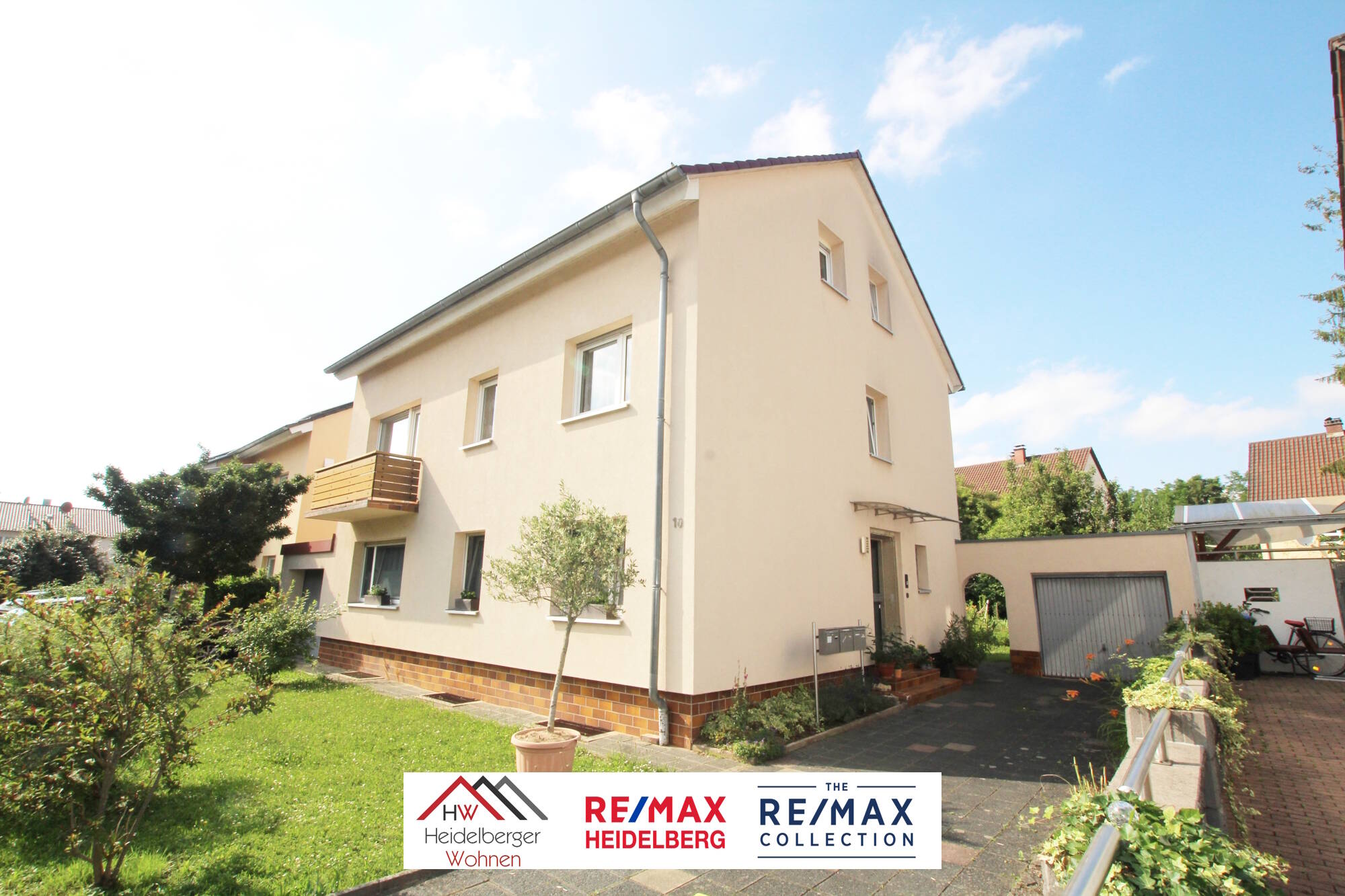 Schönes 3-Familienhaus, insg. 191m² Wohnfläche + 600m² Grundstück, inkl. 2 Garagen & Garten – Heidelberg – Bild 1 von 9