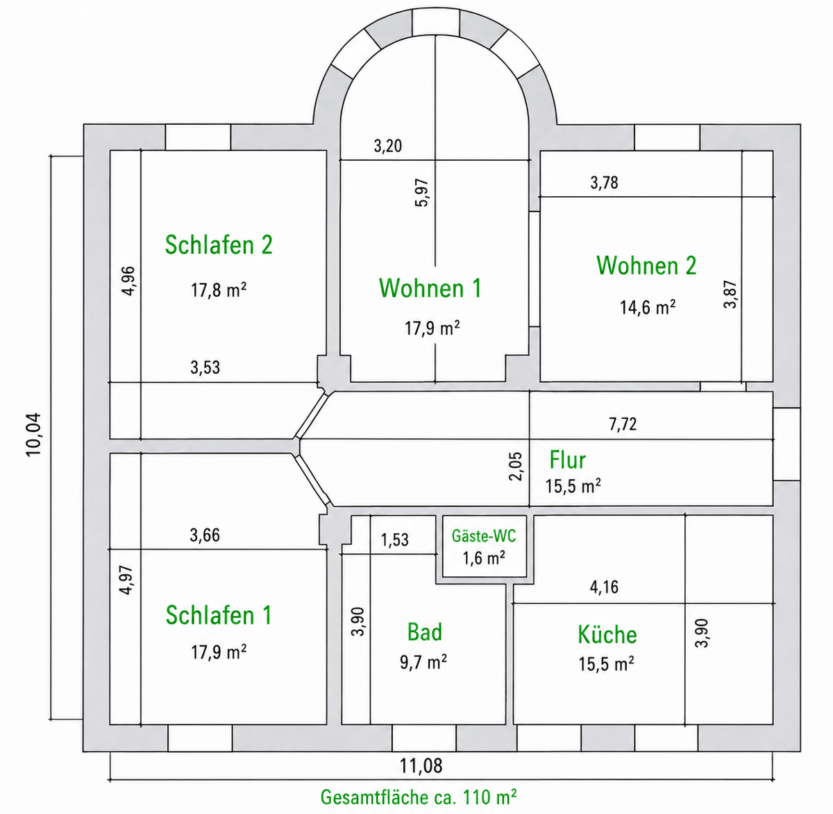 Erdgeschosswohnung in Merchweiler mit Garten – 66589 Merchweiler – Bild 1 von 9
