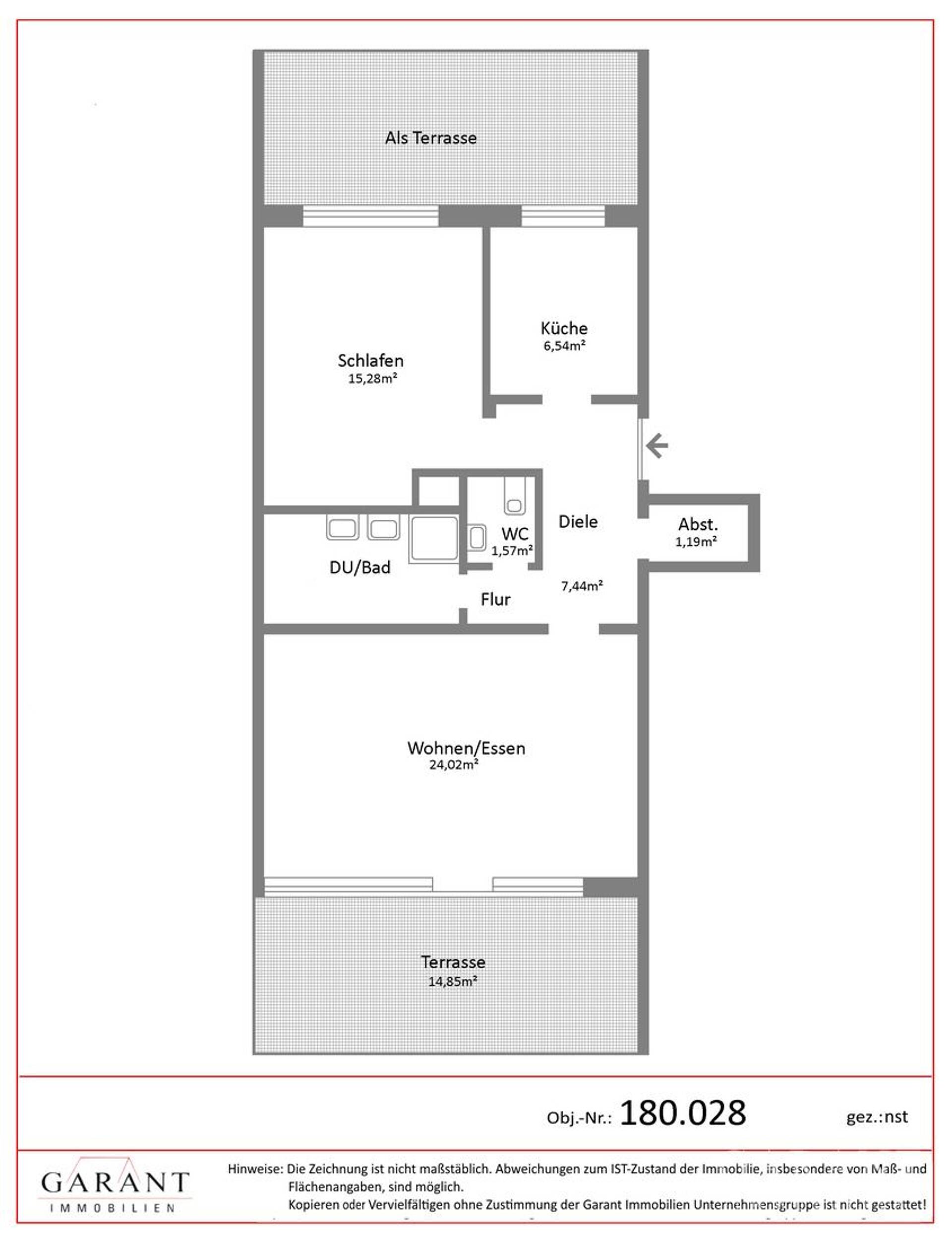 Etagenwohnung in 71067 Sindelfingen mit 64 m² kaufen