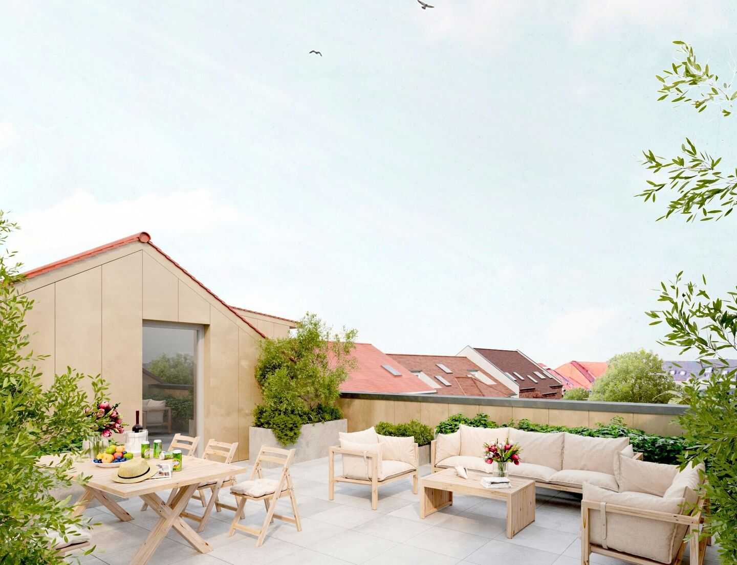 NEUBAU-Wohnung mit Balkon zum Garten * 4 Zimmer * KFW 40 und QNG – Leipzig – Vorschaubild 4