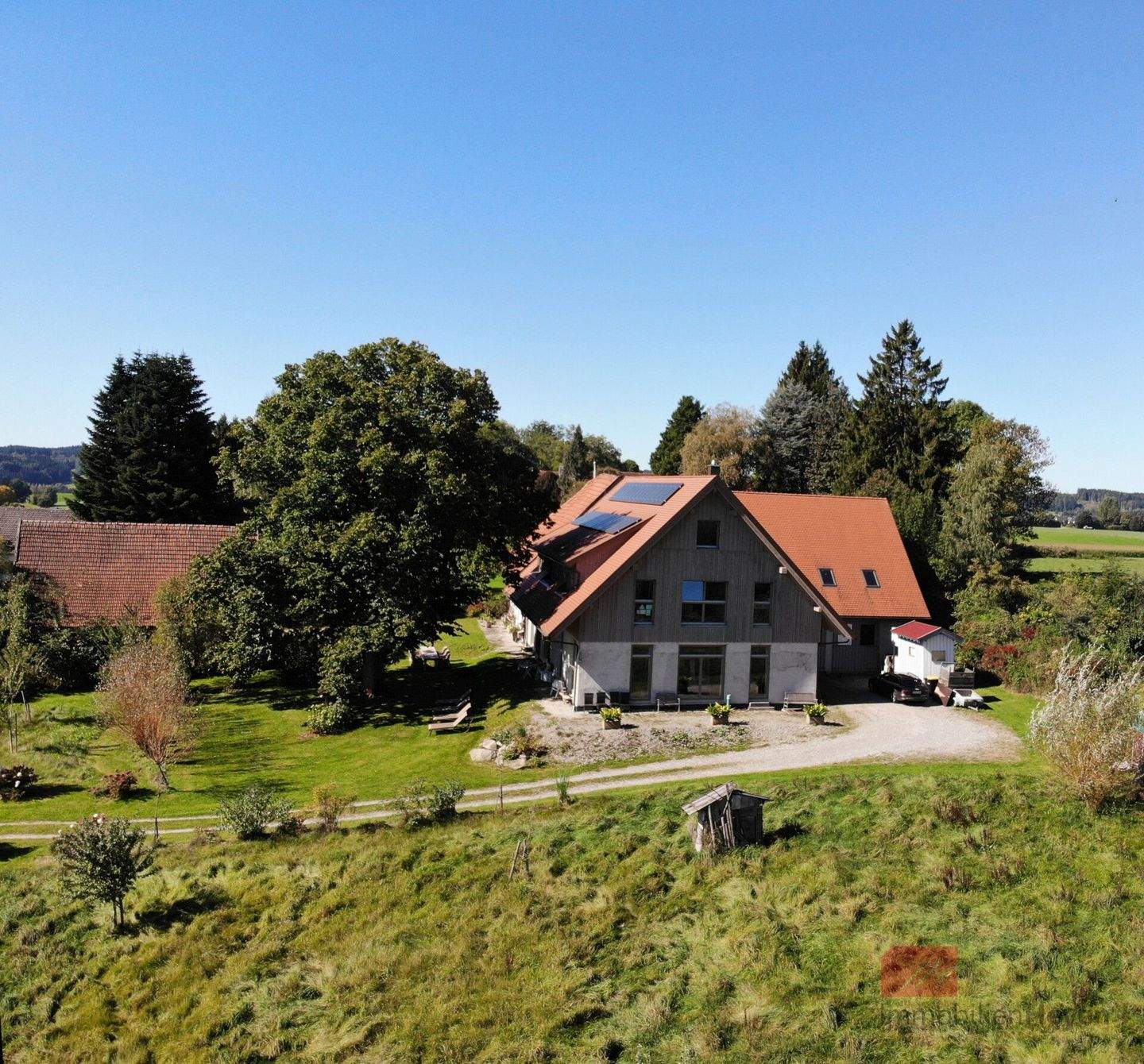 Landsitz in Natur und Ruhe im Bodenseehinterland nahe Ravensburg, Bad Waldsee und Wangen im Allgäu – Wolfegg – Bild 1 von 9