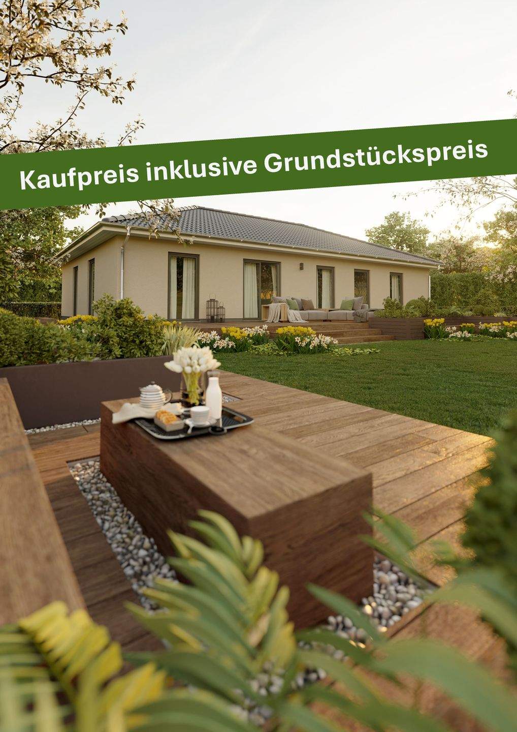 Mit Grundstück: Der massive Bungalow für Familien, die sich Flexibilität wünschen in Salzgitter Bad – Salzgitter – Bild 1 von 9