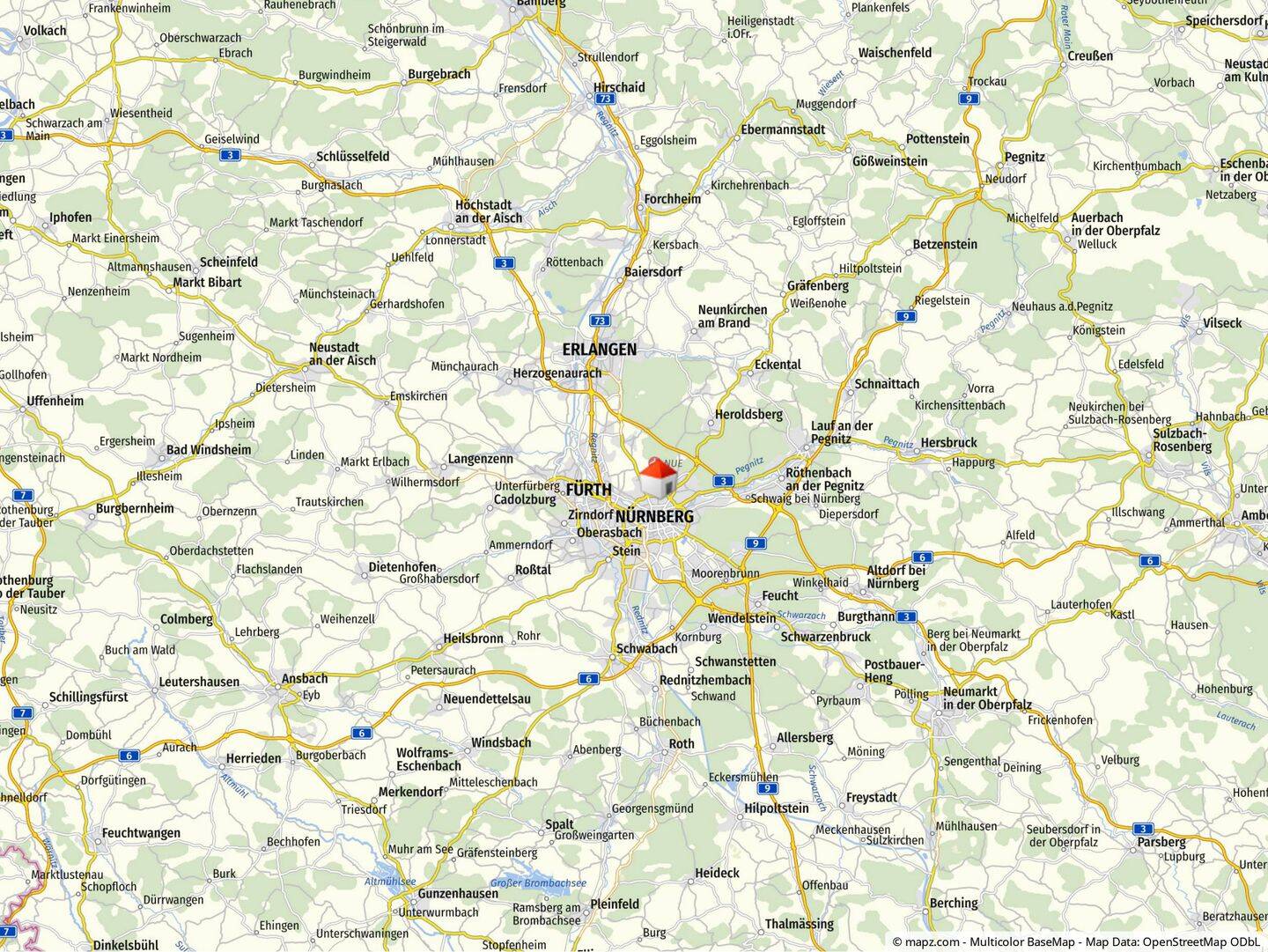 Kapitalanlage oder neues Zuhause, 1-Zimmer-Erdgeschosswohnung mit Südterrasse in Nürnberg-Maxfeld – Nürnberg – Vorschaubild 9