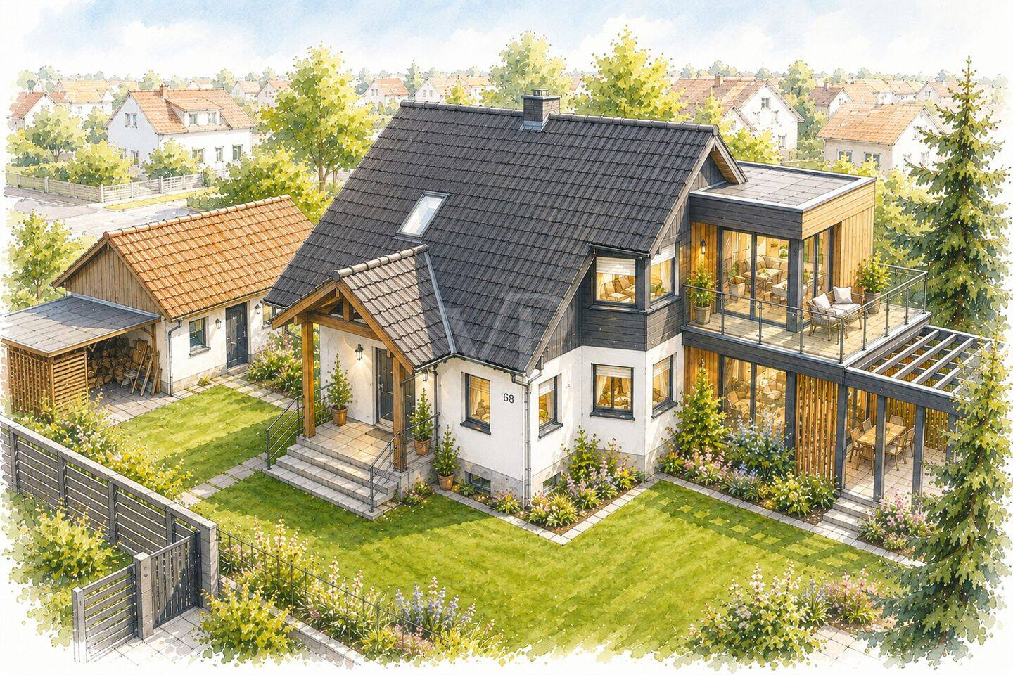 TOLLES HAUS IN RUHIGER LAGE VON RADEBEUL + NEBENGEBÄUDE – Radebeul – Vorschaubild 3
