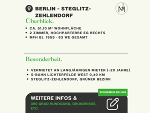 Vermietete 2-Zimmer-Eigentumswohnung in Berlin-Steglitz – 12169 Berlin – Vorschaubild 2