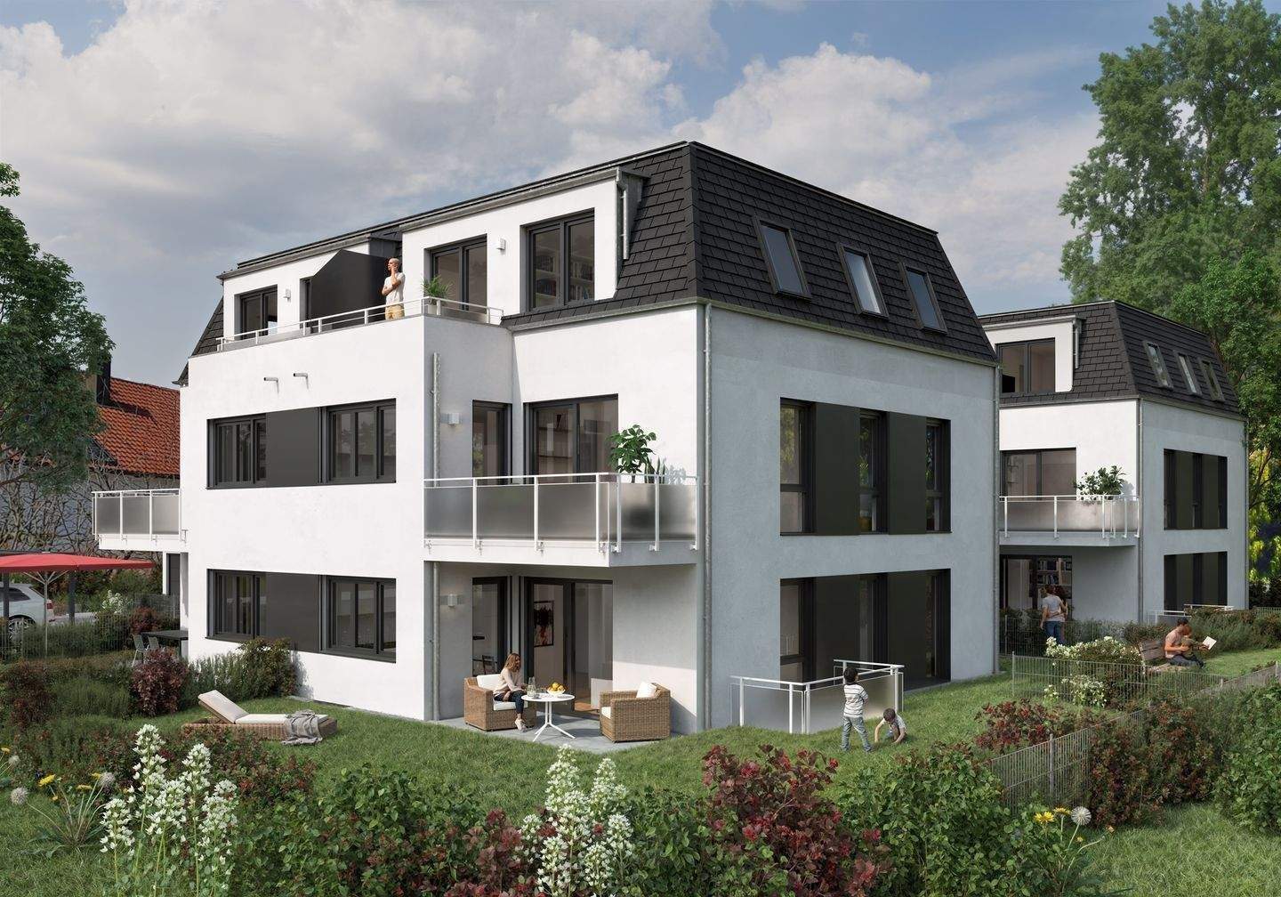Neubau von 1 MFH mit KFW 40 in Ingolstadt-Mailing – Ingolstadt – Vorschaubild 2