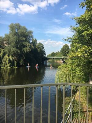 Feine Jugendstil Villa: Eilbek-Hohenfelde: luxuriös, ruhige Lage, sonniger Gartenaufwendig saniert