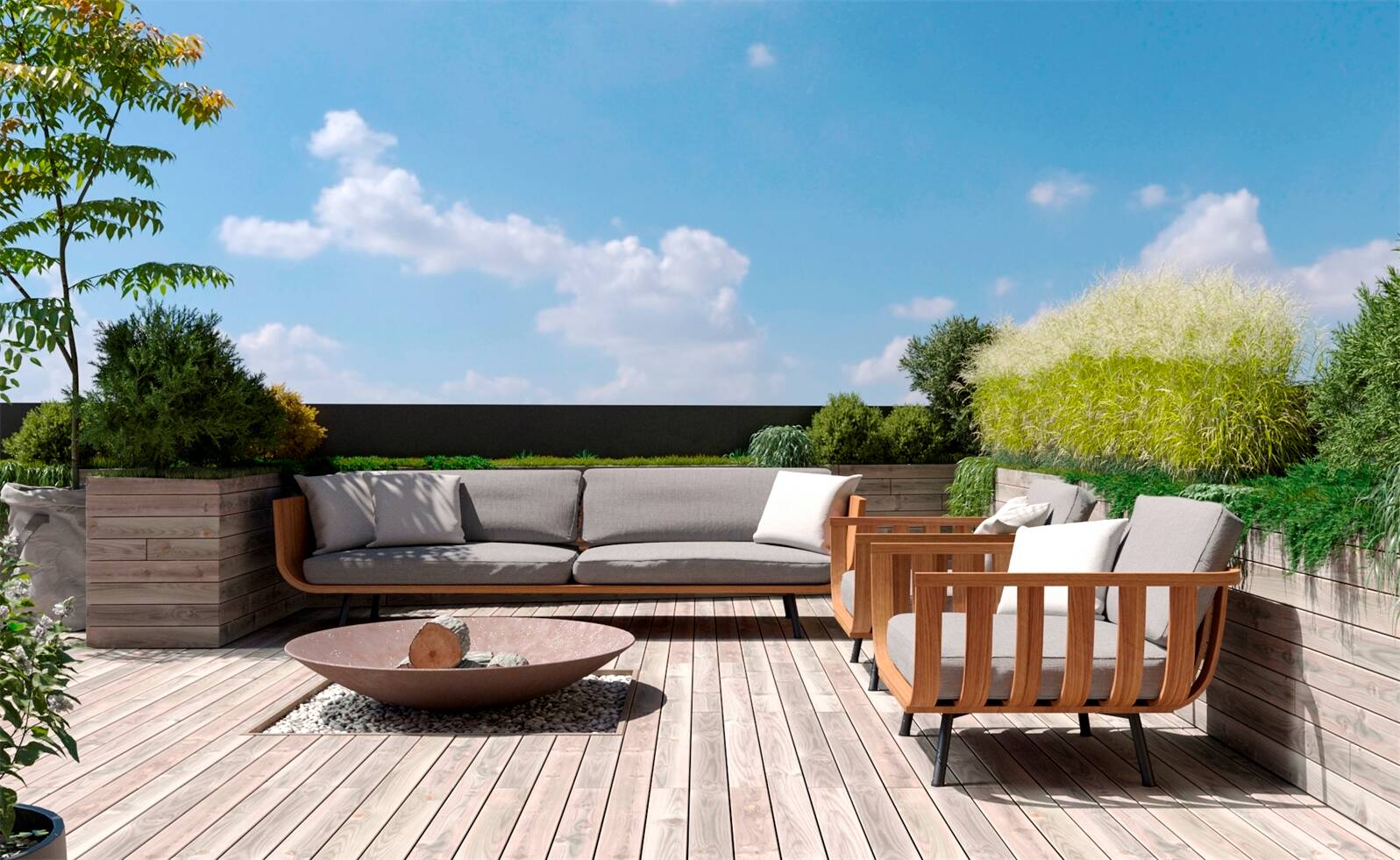 MODERNES & EXKLUSIVES TOWNHOUSE -21 qm Dachterrasse- 260 qm Ziergarten- dicht am Park – Berlin – Vorschaubild 3