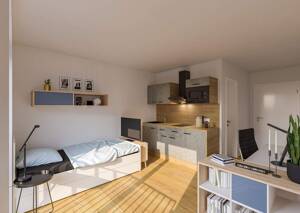 Neubau-Apartments am Wöhrder See: KfW-40, Küche inklusive, ideal für Studierende & Anleger – 90489 Nürnberg – Vorschaubild 5