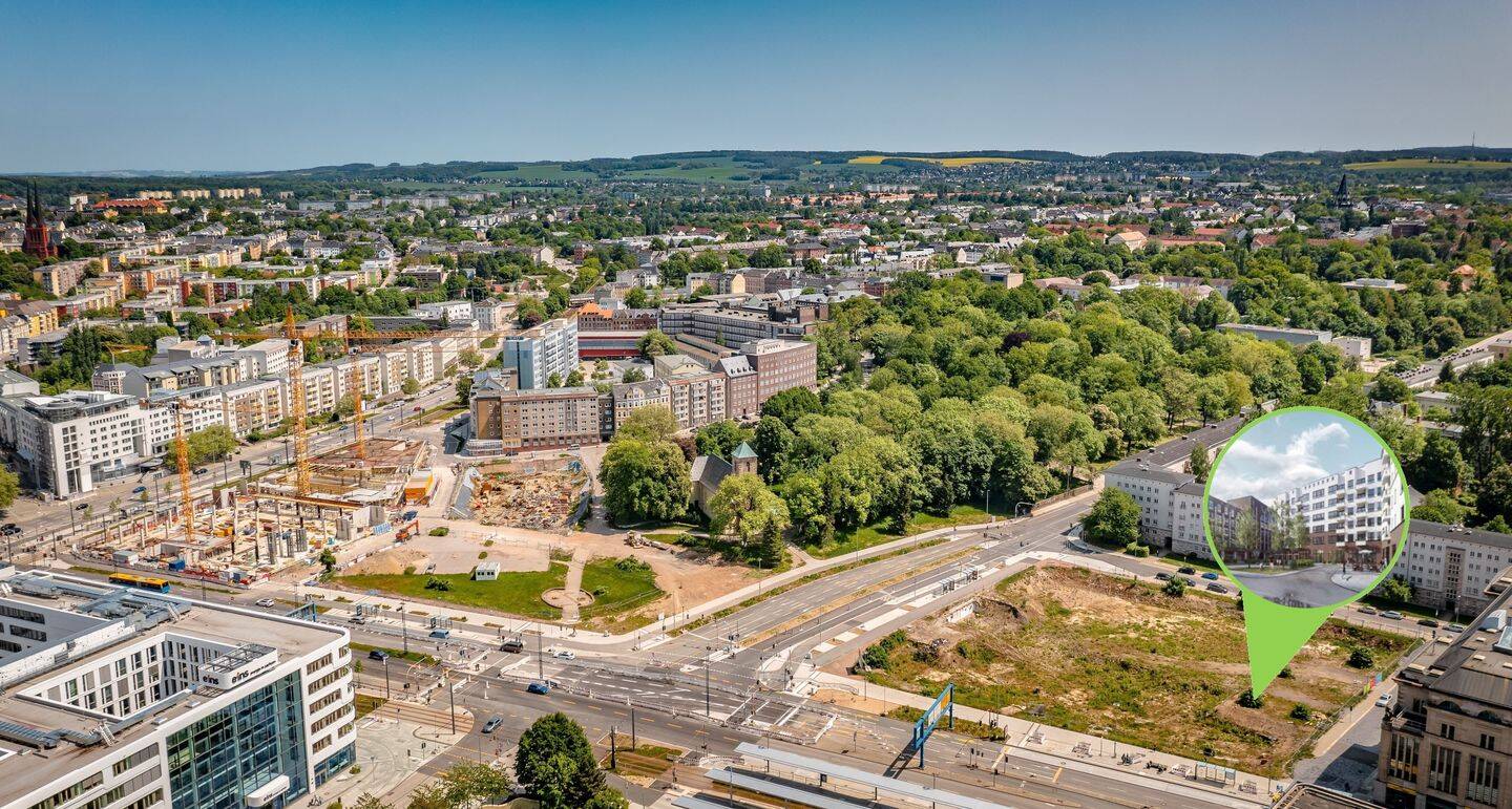 BARRIEREFREIE 2 ZKB TRAUMWOHNUNG DIREKT IN DER INNENSTADT – Chemnitz – Vorschaubild 3