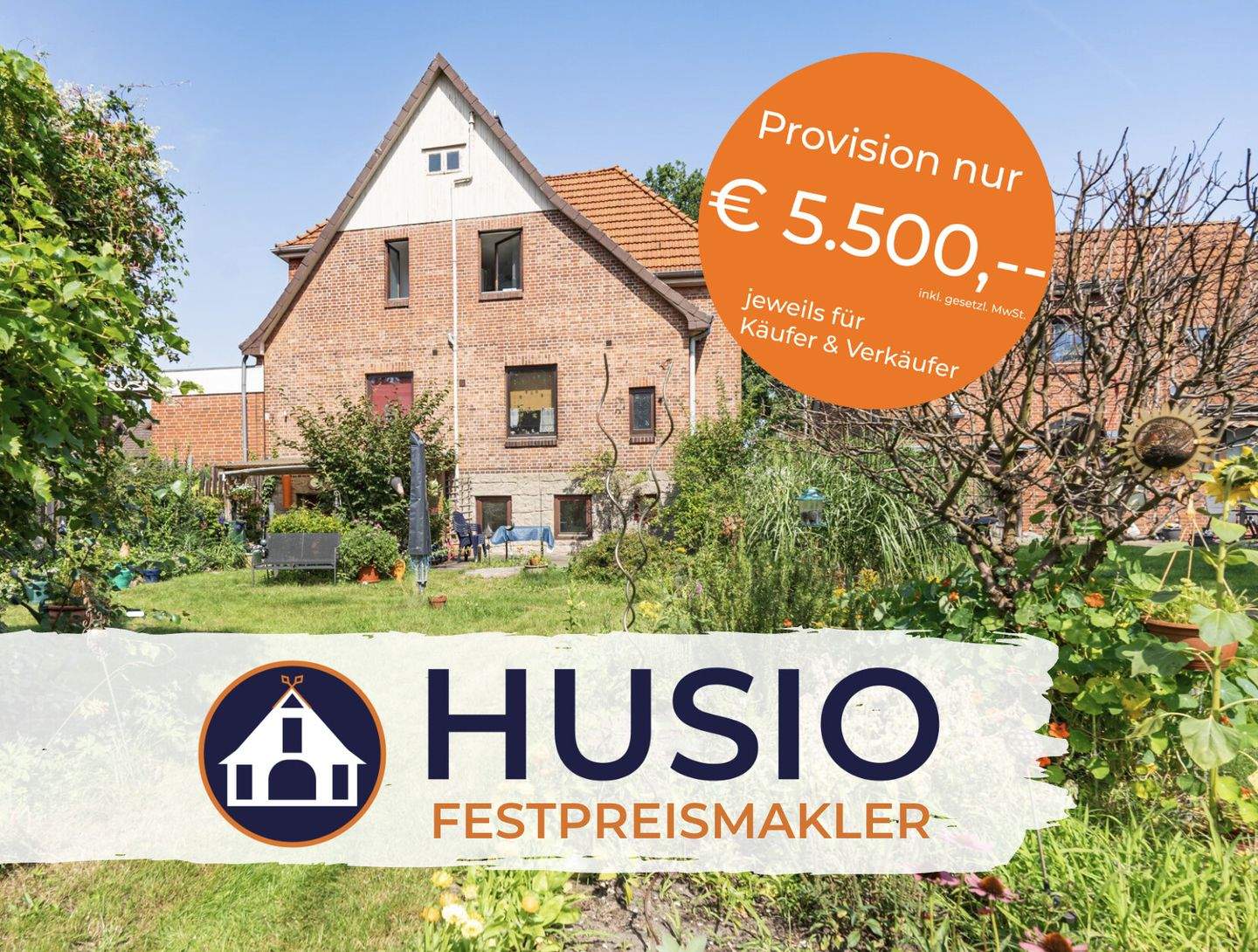 EG Wohnung frei!! Zweifamilienhaus mit vermieteter Einliegerwohnung und großem Garten – Winsen (Luhe) – Bild 1 von 9