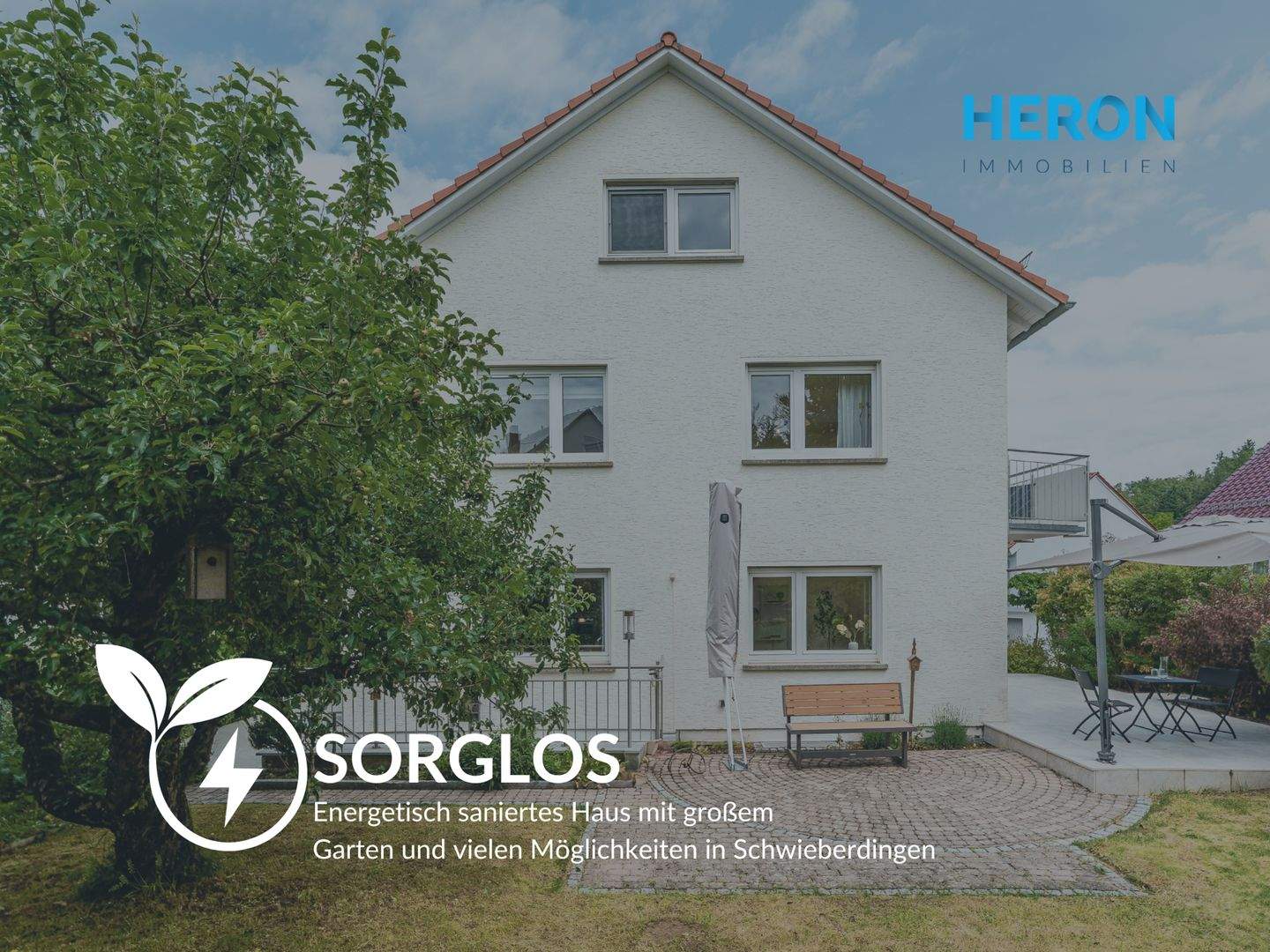 SORGLOS - Energetisch saniertes Haus mit großem Garten und vielen Möglichkeiten in Schwieberdingen – Schwieberdingen – Bild 1 von 9