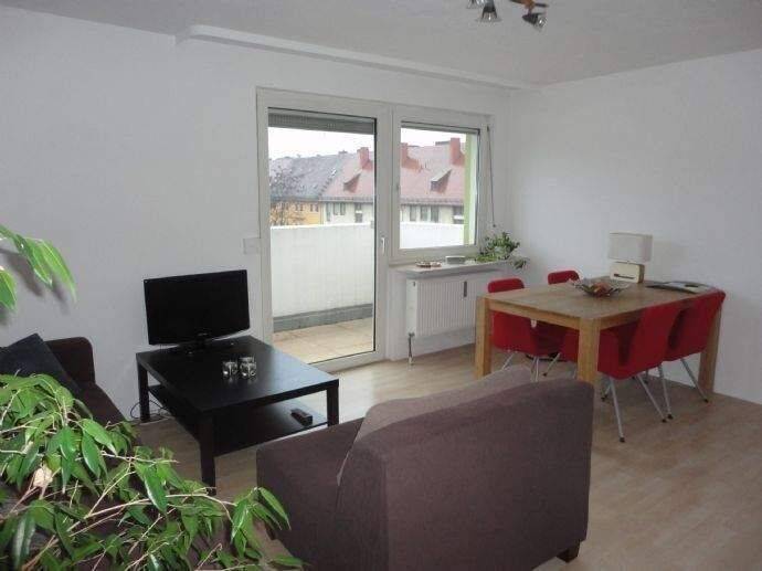 U-Bahnhof Schoppershof - Möblierte 1,5-ZW, Süd-Balkon, sep. Küche mit EBK in 90489 Nürnberg – Nürnberg – Vorschaubild 3