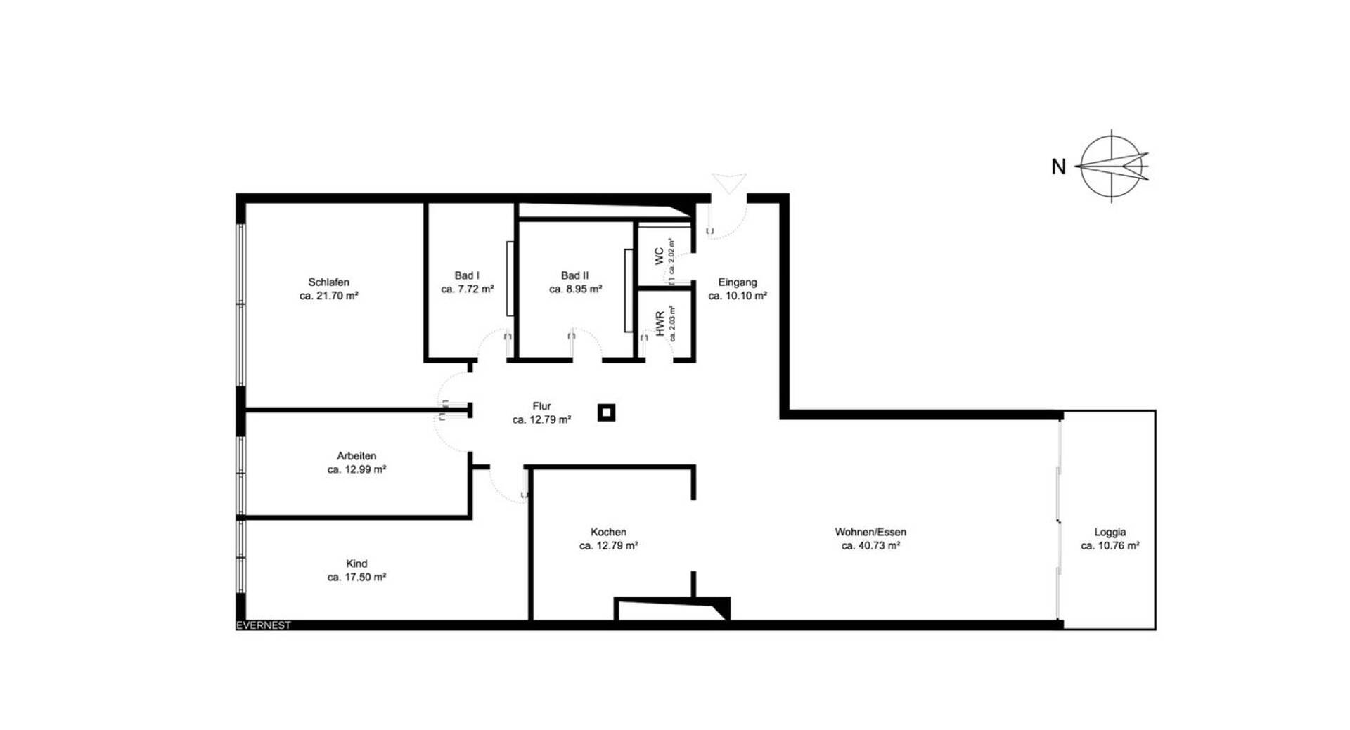 Etagenwohnung in 50678 Köln mit 155 m² kaufen