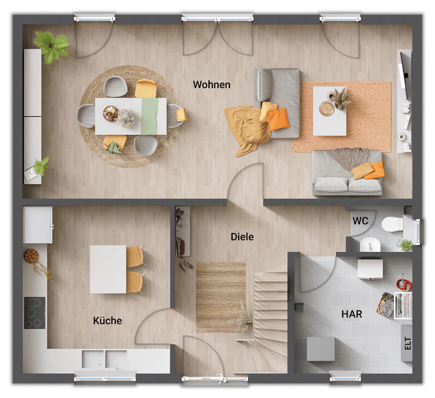 Für alle, die es großzügig lieben. Ihr Familienhaus im kommenden Baugebiet in Mehrum. – Hohenhameln – Vorschaubild 9