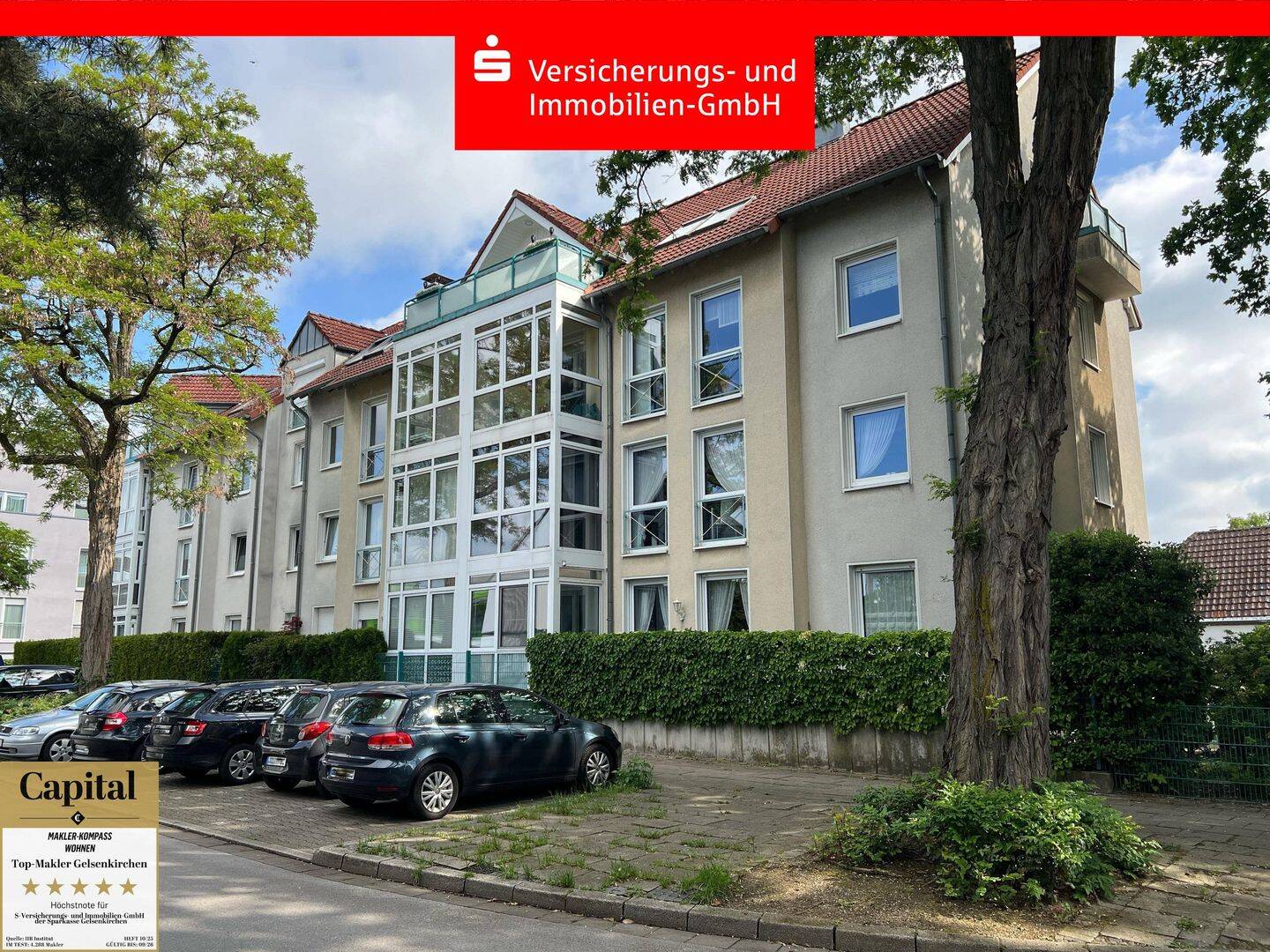 GROSSZÜGIGE EIGENTUMSWOHNUNG MIT WINTERGARTEN UND TIEFGARAGENSTELLPLATZ IN GELSENKIRCHEN-ERLE!