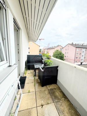 IMMOBILIEN SCHNEIDER - Moosach - schönes 1 Zimmer Appartement mit West-Balkon und Einbauküche – 80992 München – Vorschaubild 9