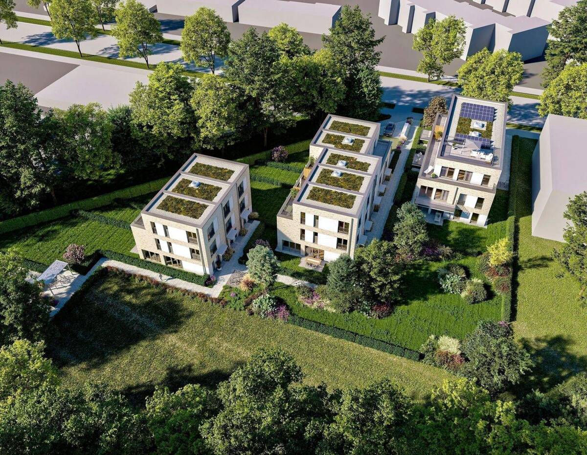 ALSTERTALER GÄRTEN: traumhafte Endetage mit faszinierendem Ausblick von zwei Dachterrassen – 22399 Hamburg – Bild 1 von 4