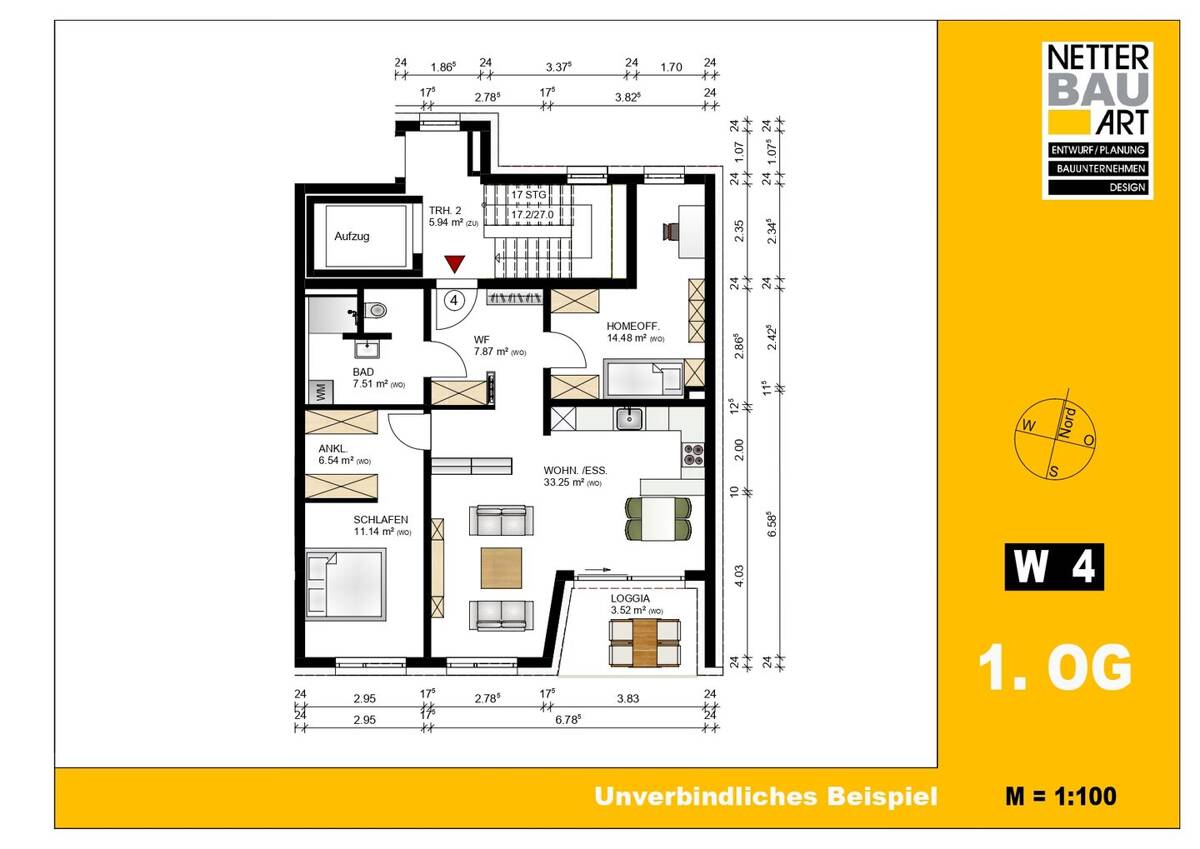 Fürth, Holzstr. 55, Whg. 4, moderne Neubauwohnung – 90763 Fürth – Bild 1 von 6