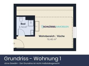 Kapitalanlage in Oldenburg - 2 Mikroappartements mit stabiler Rendite über 6% p.a. – 26123 Oldenburg – Vorschaubild 3