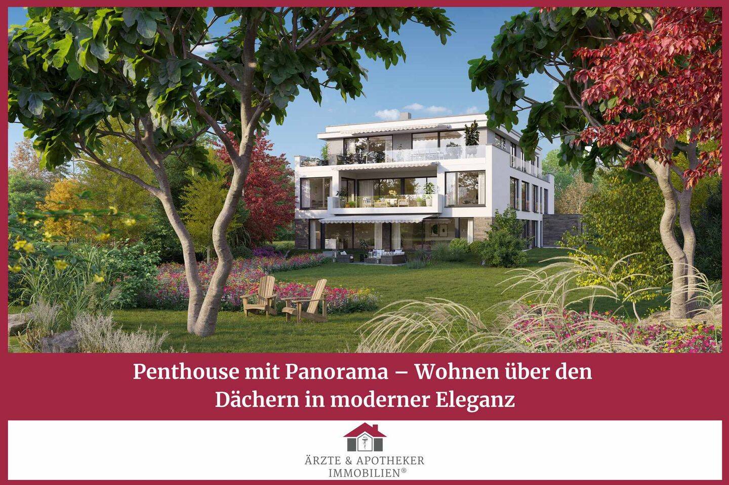 Penthouse mit Panorama - Wohnen über den Dächern in moderner Eleganz