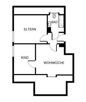 Demnächst frei! 2-Zimmer-Wohnung in Gelsenkirchen Scholven – 45896 Gelsenkirchen – Vorschaubild 3