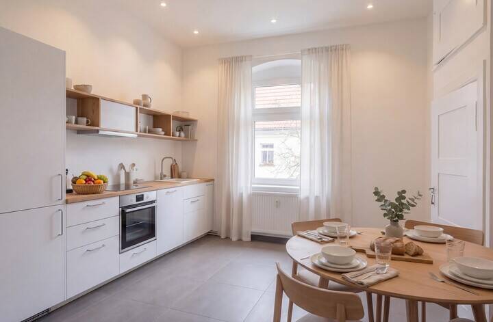 Erstbezug nach Sanierung: Attraktive, lichtdurchflutete 2-Zimmer-Wohnung I Balkon & Tageslicht-Bad – Berlin – Vorschaubild 2