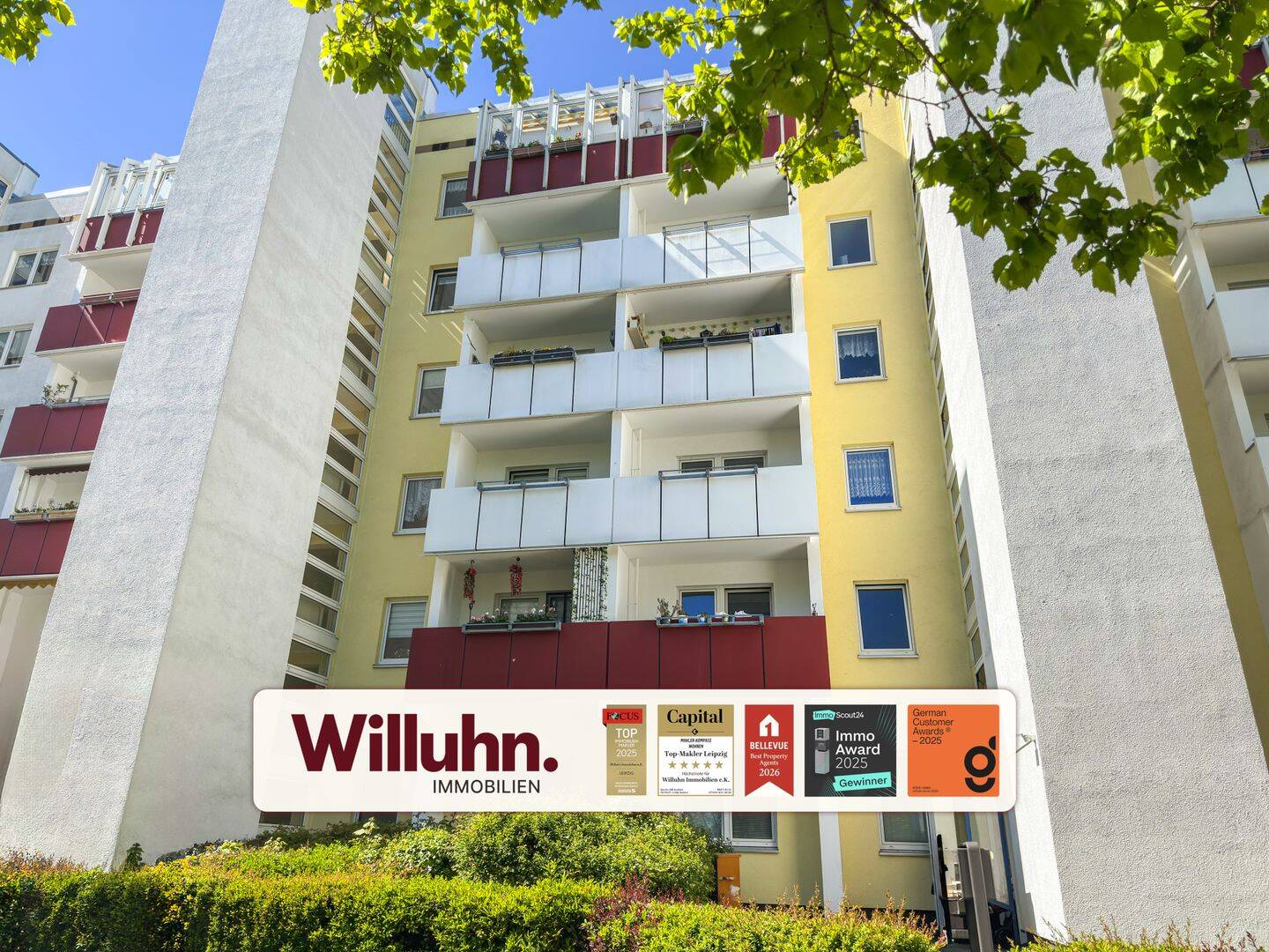 Ab sofort bezugsfrei: Idyllisches Wohnumfeld | Sonniger Südostbalkon | Aufzug | Fernwärme
