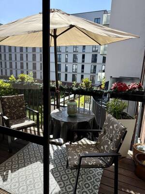 Geschmackvolle Wohnung mit vier Zimmern, Balkon und Privatterrasse in HafenCity, Hamburg
