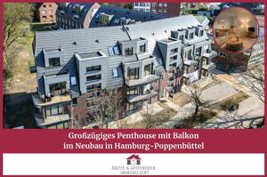 Großzügiges Penthouse mit Balkon im Neubau in Hamburg-Poppenbüttel
