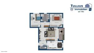 Erdgeschosswohnung mit Loggia und Stellplatz in Essen-Holthausen – 45277 Essen – Vorschaubild 5