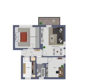 Attraktives Mehrfamilienhaus mit 5 Wohneinheiten und Ausbaureserve in Osternburg zu verkaufen! – 26135 Oldenburg – Vorschaubild 2