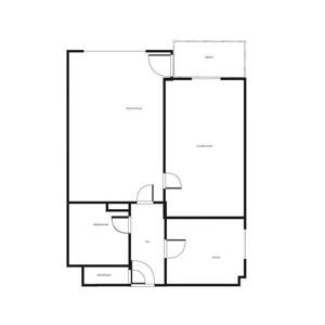 Eine Anmietung ist nur mit 2 Personen und mit WBS/Dringlichkeitsschein 60m² möglich! Kurzfristig verfügbar! – 22049 Hamburg – Vorschaubild 2