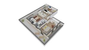 Attraktive 3,5 Zimmer-Wohnung im DG mit Dachterrasse und Aufzug