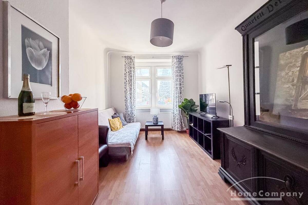 22094EL HomeCompany Dresden Möbliert/Furnished 3-Zimmer Wohnung in Dresden-Friedrichstadt max. 4 Personen – 1159 Dresden – Bild 1 von 9