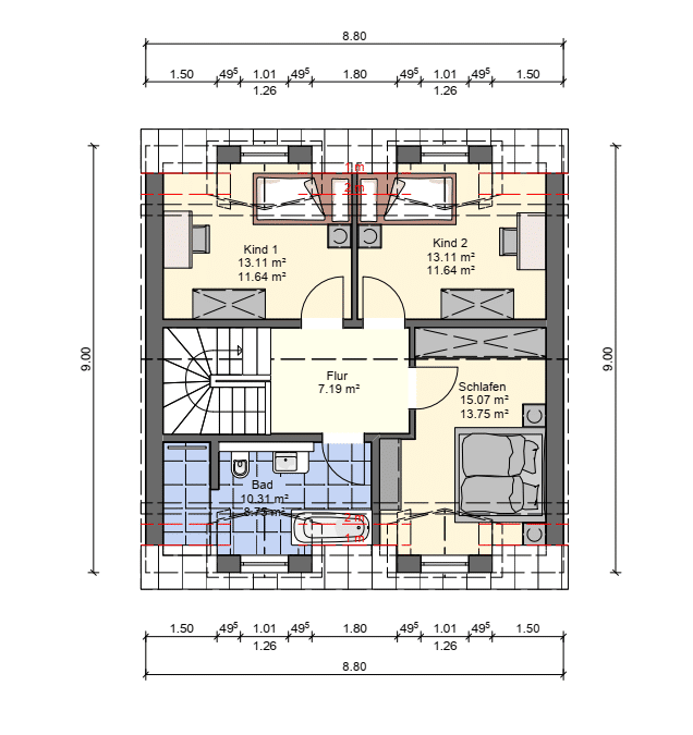 Neubau Einfamilienhaus in Neef – individuell nach Ihren Wünschen – Neef – Vorschaubild 6