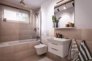 FERIEN-SPECIAL: 3-Zimmer-Wohnung mit zwei Bädern und Balkon – 80995 München – Vorschaubild 6