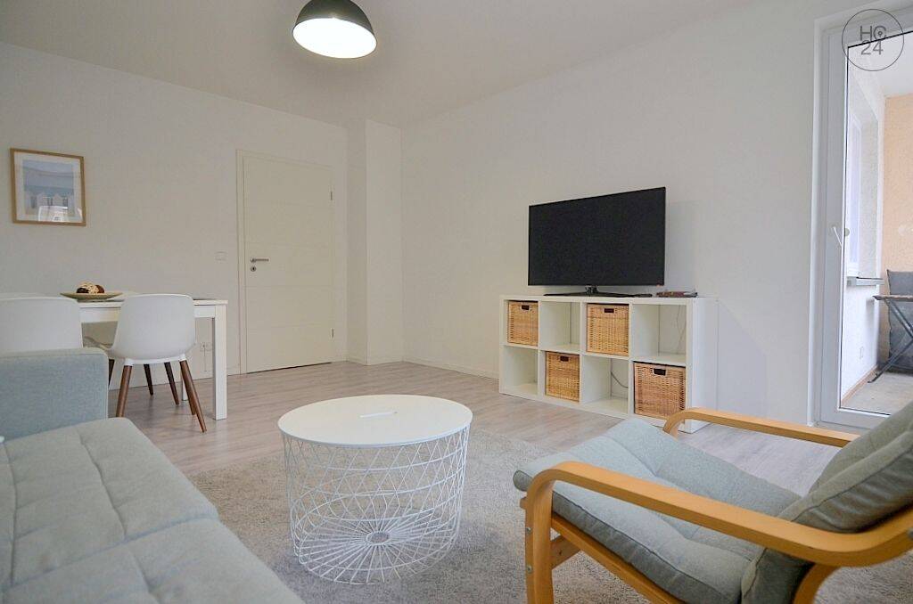 Modern möblierte 3-Zimmer-Wohnung mit Balkon und WLAN in Nürnberg Schoppershof – Nürnberg – Vorschaubild 7