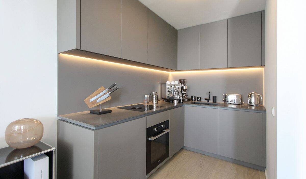 Großzügiges Neubau-Apartment mit Design-Küche und Blick zum Olympiaturm – München – Vorschaubild 5