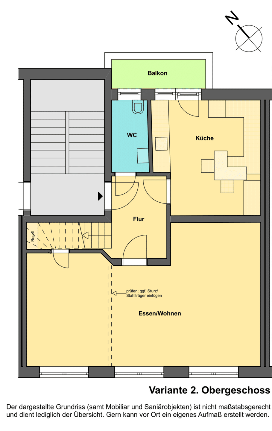 sehr gepflegte 4-Raum-Wohnung mit 104m² Wohnfläche in guter Lage – Dresden – Vorschaubild 8