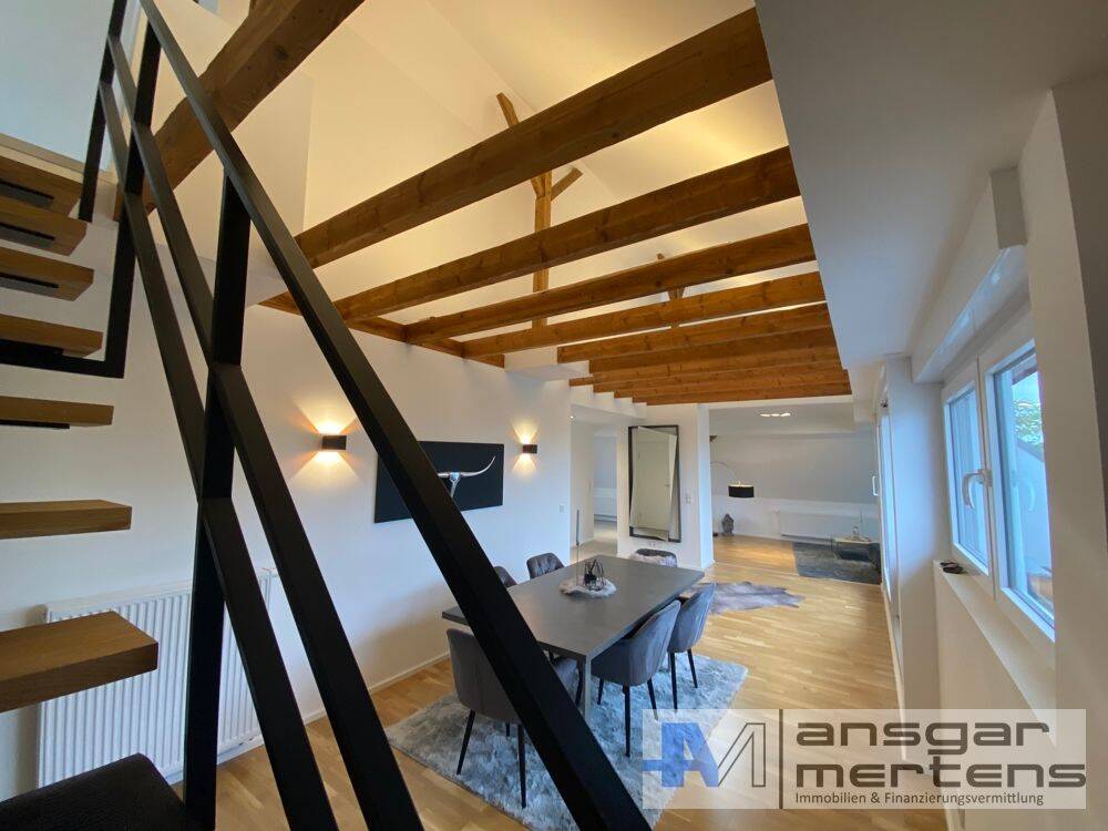 (D)EIN Wohngefühl am Bunten Garten! Penthouse inklusive Loftgalerie, Loggia, Küche & Garten – Mönchengladbach – Vorschaubild 5