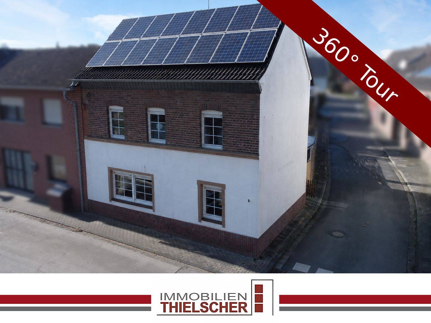 Reihenendhaus mit modernem Bad, Einbauküche und Kaminanschluss in Brachelen inklusive PV-Anlage