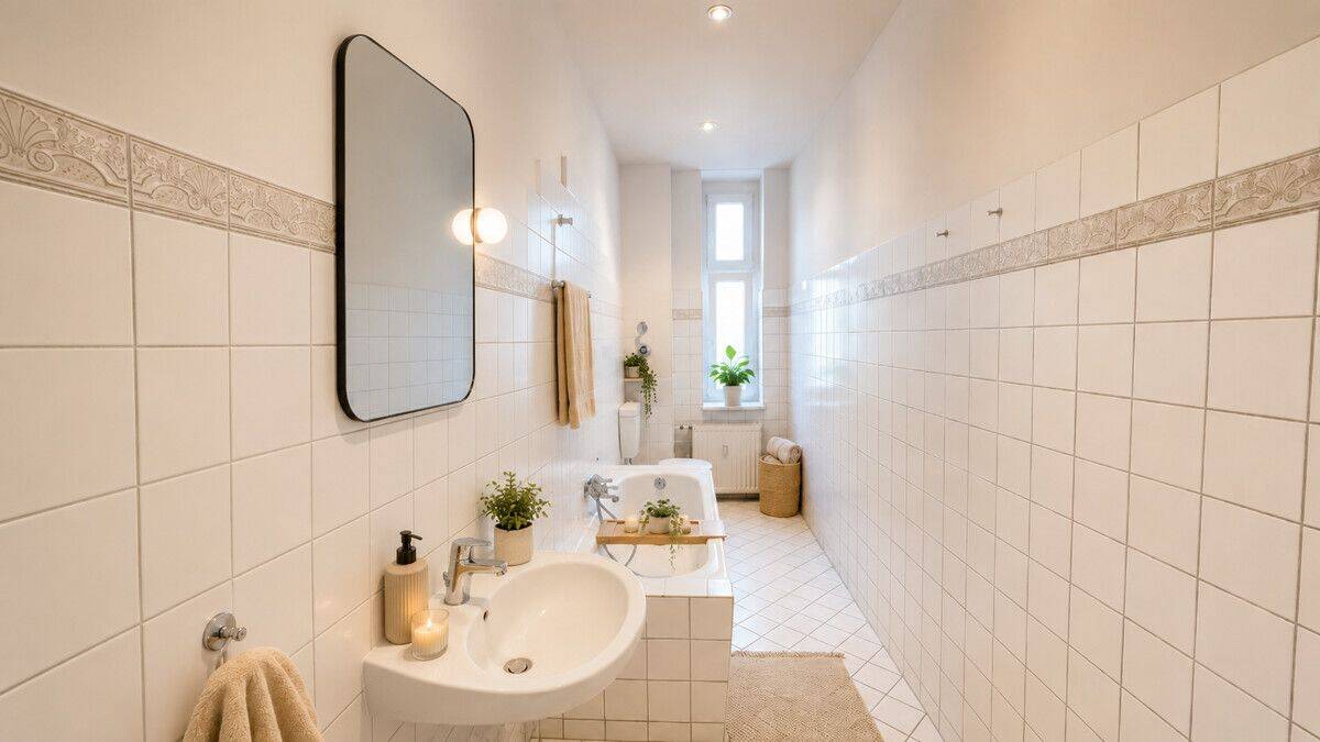 Attraktive 2-Zi- Altbauwohnung mit sonnigem Balkon - stilvoll renoviert & Einbauküche! Bezugsfrei! – Berlin – Vorschaubild 3
