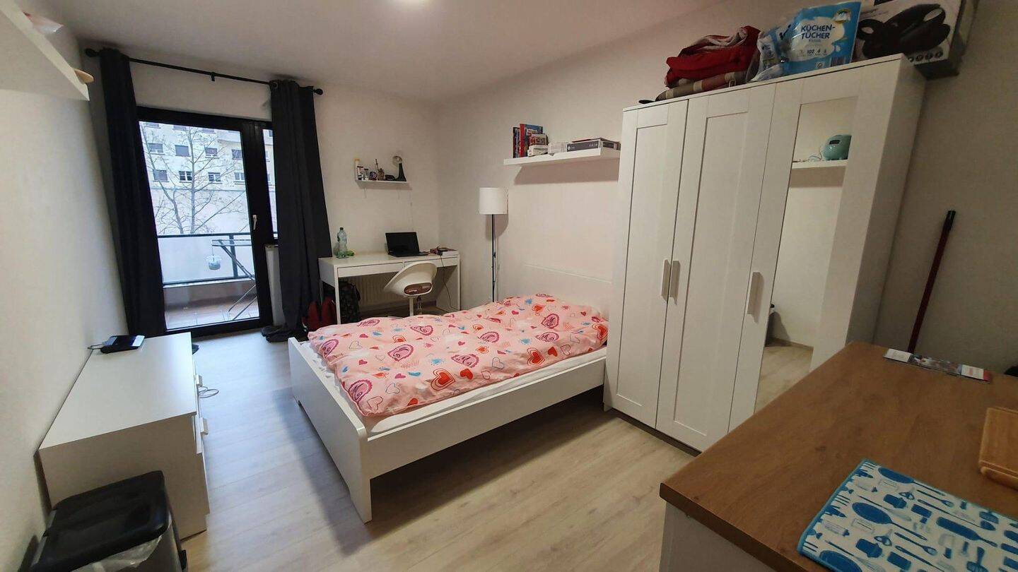 Gepflegte 1 Raum-Wohnung möbiliert nähe der Uni Mannheim