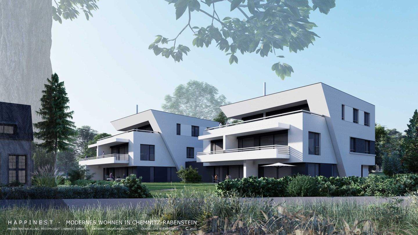 Neubau Chemnitz Bestlage 120 QM *** 4 Zimmer ***großer Garten *** autarke Energieversorgung Wärme Energie – Chemnitz – Vorschaubild 3