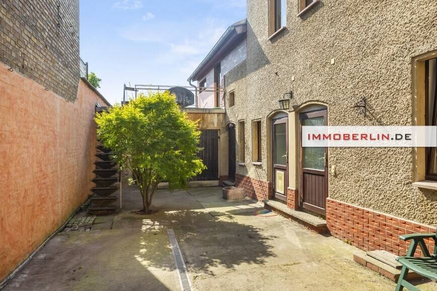 IMMOBERLIN.DE - Charaktervolles Ein-/Zweifamilienhaus mit Südwestterrasse, Innenhof & Garage – Treuenbrietzen – Vorschaubild 8