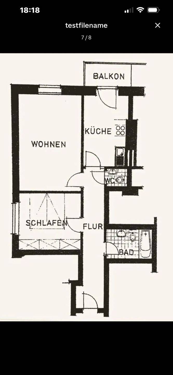 PROVISIONSFREI! Vermietete 2-Zi. Whg mit Südbalkon in Toplage von Eimsbüttel – Nähe UKE & Isemarkt – Hamburg – Vorschaubild 8