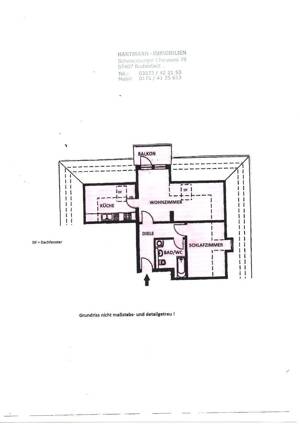 Schöne 2-Zimmer-Dachgeschosswohnung mit Balkon im Rudolspark – 7407 Rudolstadt – Vorschaubild 2