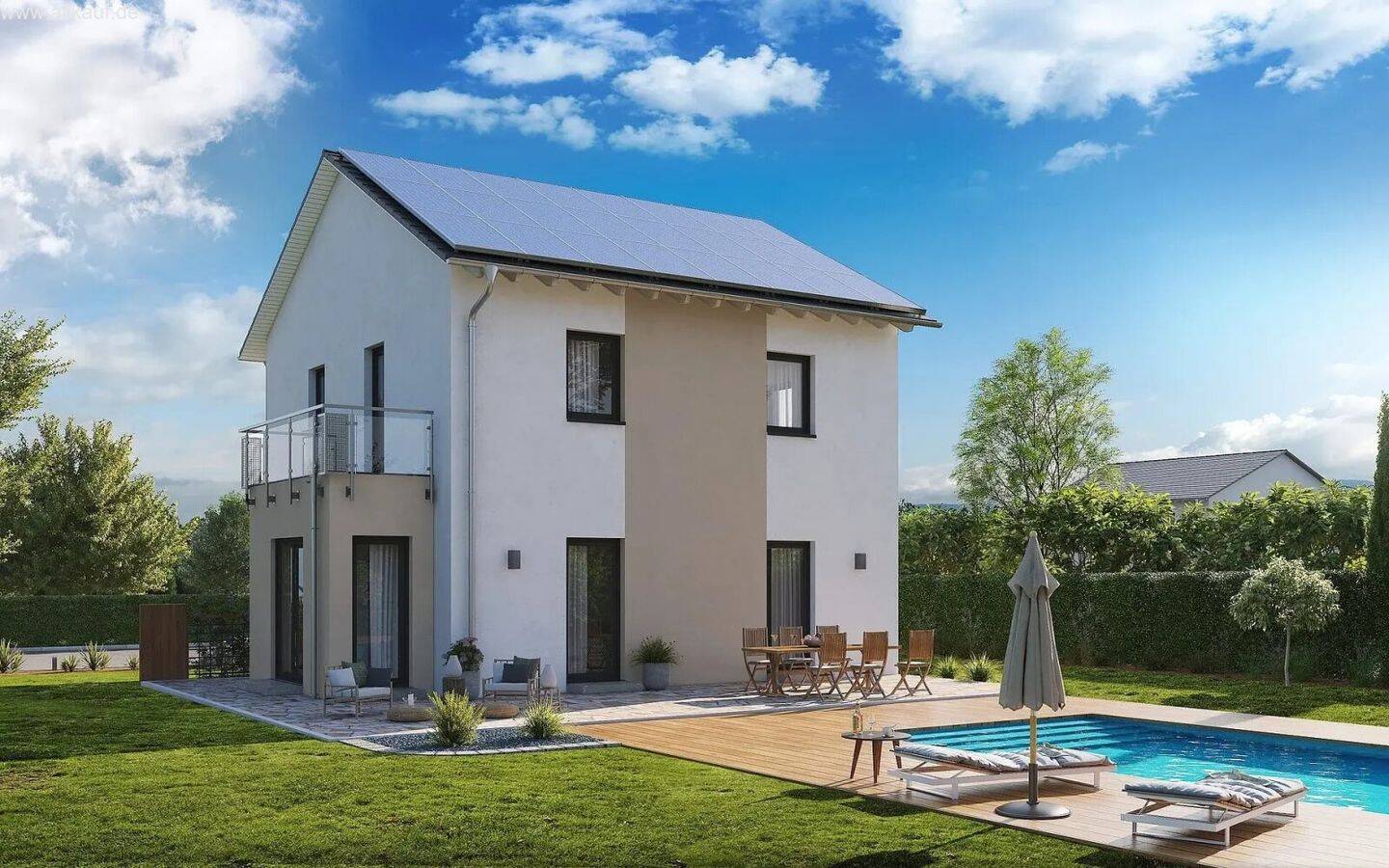 Ihr neues Zuhause - Flexibles und modernes Einfamilienhaus mit großzügigem Raumkonzept inklusive Baugrundstück – Lauterhofen – Bild 1 von 9